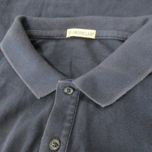 MAGLIA POLO ポロシャツ M 紺 ネイビー 半袖 ロゴワッペン 襟付き
