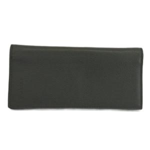 長財布 二つ折り レザー ロゴ グレー 91304 /XZ GY18