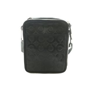 COACH オプアート ショルダーバッグ ブラック 70536