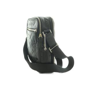 COACH オプアート ショルダーバッグ ブラック 70536