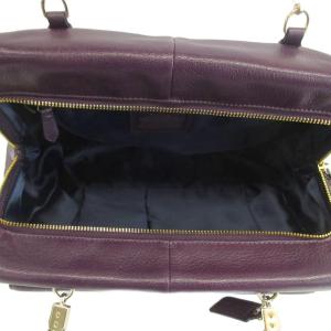 COACH マディソン レザー マデリン イーストウェスト サッチェル ハンドバッグ ショルダー 2WAY ロゴ ゴールド金具