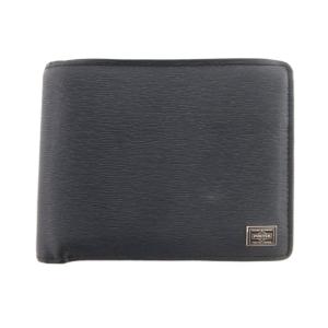 吉田カバン 二つ折り財布 ウォレット レザー 紺 ネイビー /JS GY18