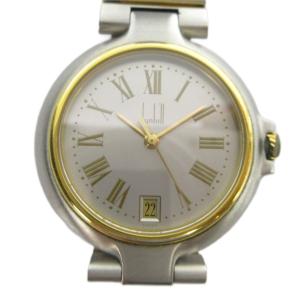 ジャンク品 腕時計 ウォッチ クォーツ ローマン カレンダー付き シルバー色 GY11 /MQ