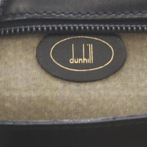 dunhill クラッチバッグ セカンド レザー ロゴ ブラック /YO1 GY11