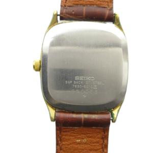 SEIKO セイコー-7830-5210 腕時計 クォーツ ウォッチ レザーベルト