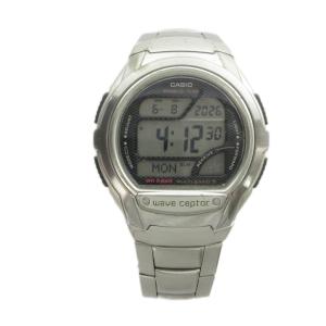 CASIO 3053 腕時計 ウォッチ ソーラー デジタル カレンダー付き シルバー色 GY11 /MQ