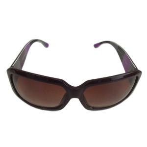 EMPORIO ARMANI 眼鏡 サングラス セルフレーム グラデーション スクエア ロゴ 6114-125 紫 パープル EA 9342/F/S