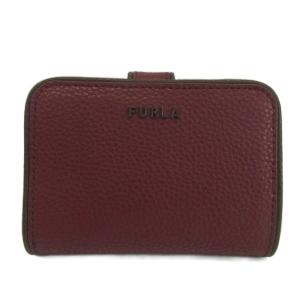 FURLA フルラ-財布 二つ折り レザー ロゴ ボルドー /XZ GY18（2026/06