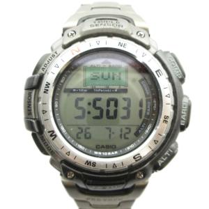 PRG-40 PRO TREK プロトレック 腕時計 クォーツ ウォッチ デジタル カレンダー付き シルバー色