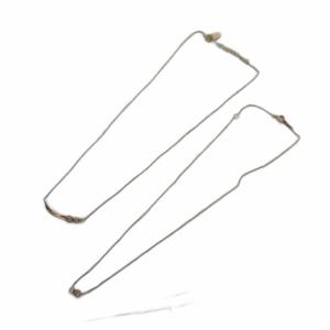 ネックレス 2本セット アクセサリー ペンダント Silver925 ゴールド色 GY11 /MQ
