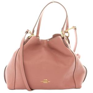 2WAY ハンドバッグ ショルダーバッグ レザー ワンカラー ロゴ 57124 /BB GY11
