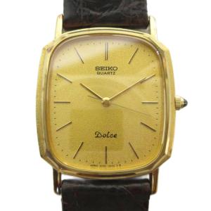 Dolce 6030-5550 腕時計 クォーツ レザーベルト ゴールドカラー