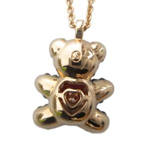 SWAROVSKI ネックレス アクセサリー ペンダント ベア ロゴ ゴールド色 GY11 /MQ