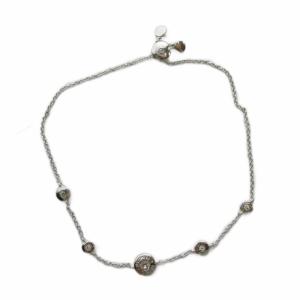 Slider Bracelet ブレスレット アクセサリー ラインストーン シルバー色 GY18 /MQ