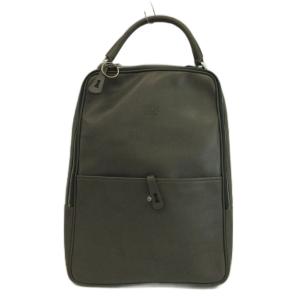 ウオモ UOMO リュックサック バックパック デイパック トートバッグ 2WAY レザー 型押し スクエア型