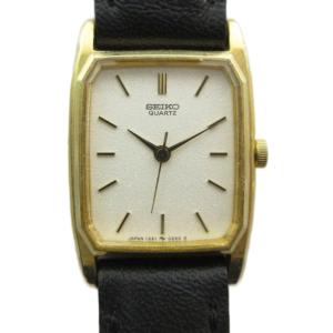 SEIKO セイコー-1221-5140 腕時計 ウォッチ クォーツ ロゴ レザー