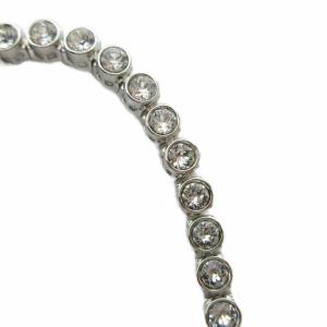 SWAROVSKI ブレスレット アクセサリー バングル ロゴ シルバー色 GY18 /MQ