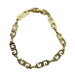 ブレスレット アクセサリー バングル ロゴ ゴールド色 GY11 /MQ