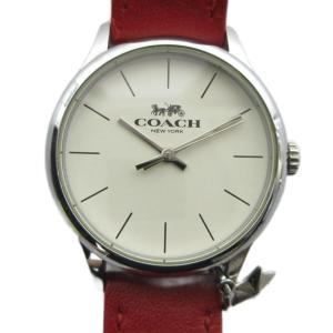 CA 117 7 112 1535 腕時計 ウォッチ クォーツ ロゴ レザーベルト シルバー色 GY18