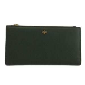 長財布 二つ折り レザー ロゴ ゴールド金具 緑 グリーン /XZ GY18