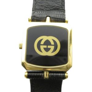 GUCCI グッチ-1980年-1990年代 ヴィンテージ 腕時計 クォーツ 黒文字盤