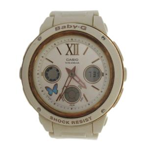 CASIO Baby-G BGA-150LF 腕時計 ウォッチ クォーツ アナデジ カレンダー付き 白 ホワイト GY18