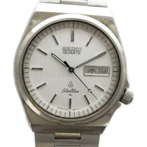 ジャンク品 7123-8370 Silver Wave シルバー ウェーブ 腕時計 ウォッチ クォーツ