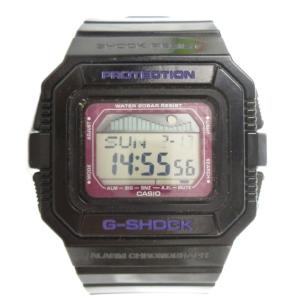 GLX-5500 腕時計 ウォッチ クォーツ デジタル カレンダー付き 黒 ブラック GY18 /MQ