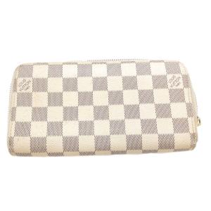 ダミエ アズール 長財布 ウォレット 小銭入れあり PVC ロゴ 白 ホワイト N60019 /FF GY17