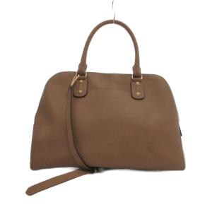 MICHAEL Michael Kors 2WAY ショルダーバッグ ハンド ロゴ スクエア型 レザー 茶 ブラウン /NU GY18