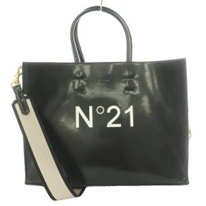 ロゴ入りショッパーバッグ 2WAY ハンド ショルダー 黒 ブラック 23IBP0102BS01 /SS