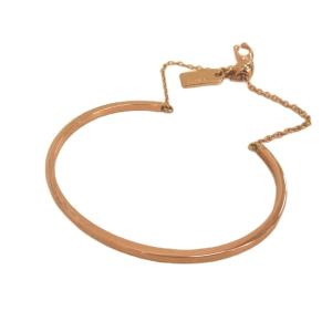 バングル ブレスレット アクセサリー ロゴ ピンクゴールド色 GY18 /MQ