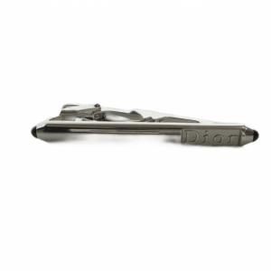 Christian Dior ネクタイピン アクセサリー クリップ式 ロゴ シルバー色 GY18 /MQ OH