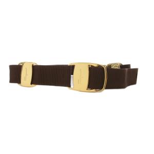 美品 ヴァラ ベルト 茶 ブラウン バックル 2602 M /SJ GY18