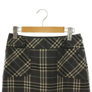 BURBERRY BLUE LABEL バーバリー-台形スカート ミニ ノバチェック柄