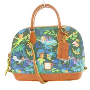 ピーターパンコレクション ネバーランド ショルダーバッグ ハンド 2Way レザー マルチカラー 茶 ブラウン