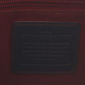 COACH トートバッグ シグネチャー柄 PVC レザー ダークブラウン /YO17 GY18