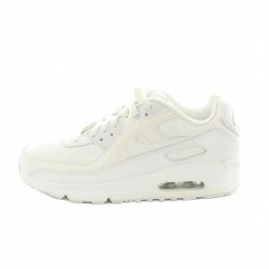 GS Air Max 90 LTR Triple White スニーカー