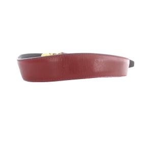 Salvatore Ferragamo ベルト レザー ガンチーニ 65 赤 レッド /SR GY18