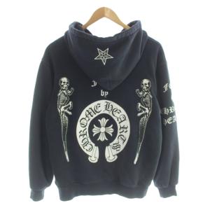 パーカー ジップアップ プリントデザイン ダガー M ブラック 2212-304-4622