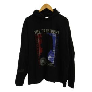19AW PRESIDENT JERSEY HOODIE M ブラック MAH20TR113