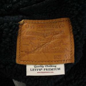 Levi's PREMIUM ボアジャケット コーデュロイ S 黒