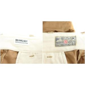BEAMS BOY BUZZ RICKSON'S チノパン コットン W31 ブラウン