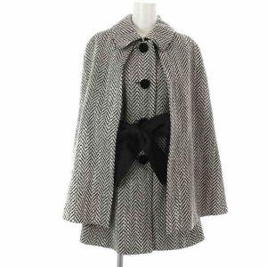 20AW クラシカルマントコート 38 黒 白