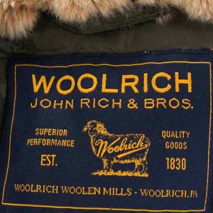 WOOLRICH モッズコート アウター ラビットファー ライナー付き S カーキ