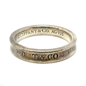 TIFFANY&Co. 1837 リング 16号 シルバー