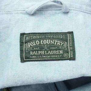 RALPH LAUREN ポロカントリー POLO COUNTRY デニムジャケット 羽織 XL スカイブルー