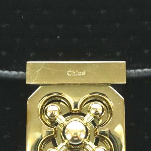 Chloe エルシー ショルダーバッグ ハンドバッグ レザー 黒