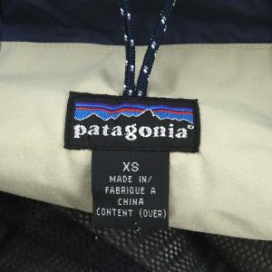 Patagonia 00年製 ストームジャケット マウンテンパーカー ナイロン ロゴ XS ベージュ 83602