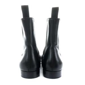 Christian Louboutin サイドゴアブーツ スクエアトゥ 39 黒